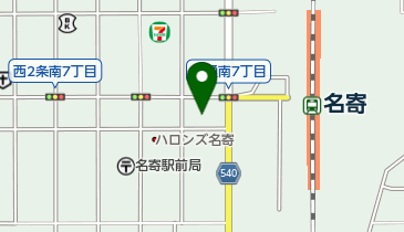 なよろ眼科の地図画像