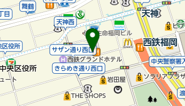 品川近視クリニック 福岡院の地図画像