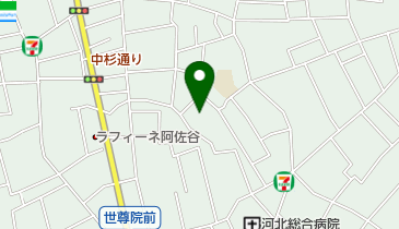 河北透析クリニックの地図画像