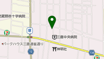 ふれあい診療所の地図画像