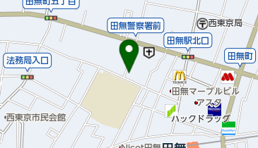 田無メンタルクリニックの地図画像