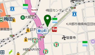 ファーストビューティクリニック銀座 大阪院の地図画像