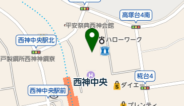 西神すみれクリニックの地図画像