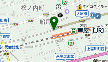 芦屋駅前眼科クリニックの地図画像