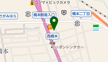 橋本こころのクリニックの地図画像