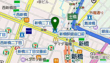 新橋駅前内科クリニックの地図画像
