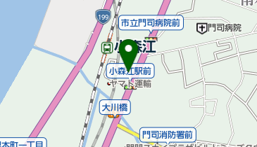 門司区医師会診療所の地図画像