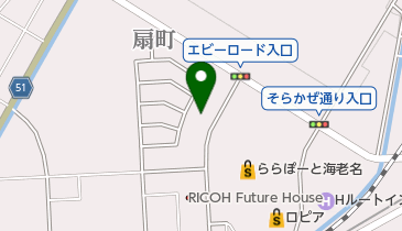 海老名皮フ科クリニックの地図画像