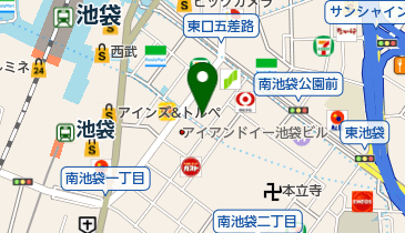 池袋こころのクリニックの地図画像