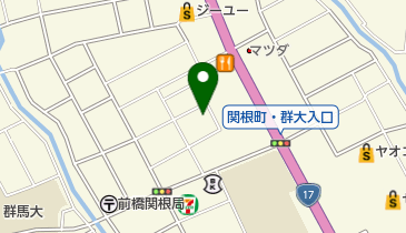 前橋温泉クリニックの地図画像