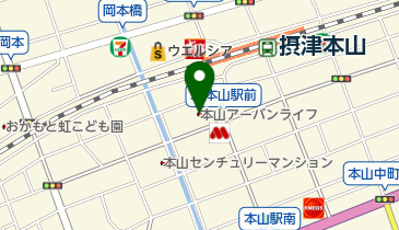 大原こころのクリニックの地図画像