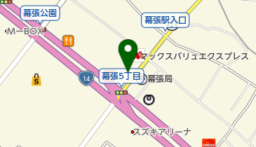 幕張整形外科の地図画像