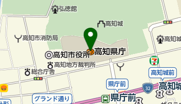 高知診療所の地図画像