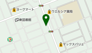 つるおか内科の地図画像
