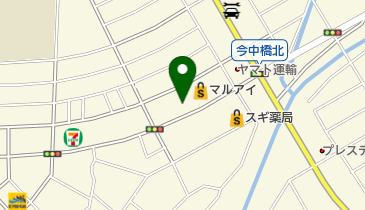 てつや皮膚科の地図画像