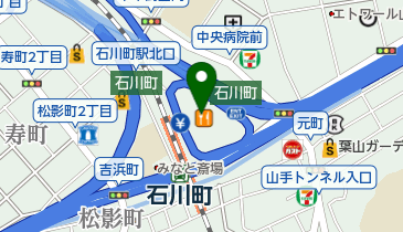 石川町整形外科の地図画像