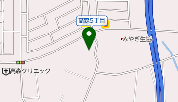 高森こういちクリニックの地図画像