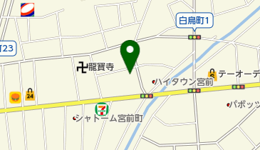 たんだ泌尿器科の地図画像