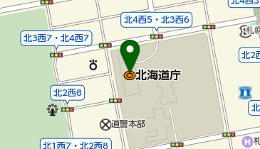 北海道庁診療所の地図画像