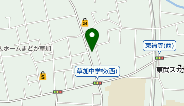 草加内科呼吸ケアクリニックの地図画像