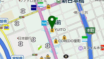 日本橋はま眼科クリニックの地図画像