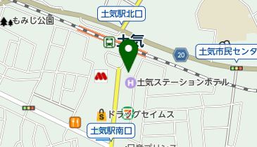 土気駅前皮膚科の地図画像
