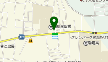 駒場皮膚科の地図画像