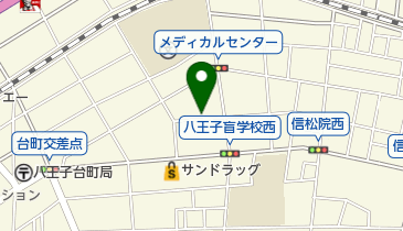 島田療育センターはちおうじの地図画像