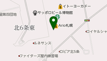 アリオ札幌耳鼻咽喉科クリニックの地図画像