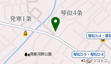 札幌琴似整形外科の地図画像