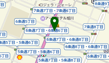 六条医院の地図画像