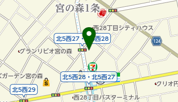 宮の森メンタルクリニックの地図画像