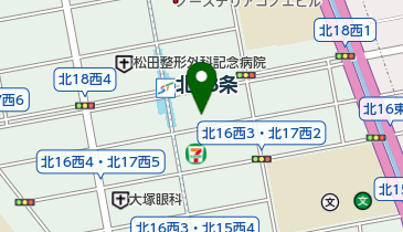 ながお内科循環器クリニックの地図画像