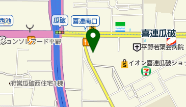 おりた皮フ科の地図画像