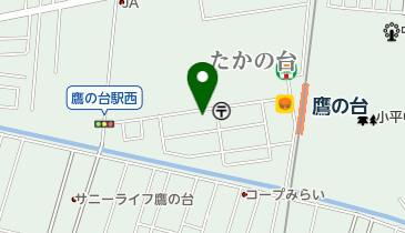 たかの台耳鼻咽喉科の地図画像