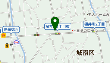 丘の上皮ふ科・アレルギー科クリニックの地図画像