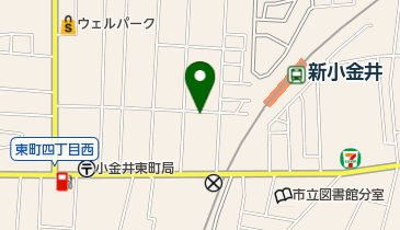 新こがねい呼吸器内科の地図画像