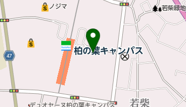 ララクリニック柏の葉の地図画像