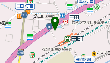 田町メンタルクリニックの地図画像