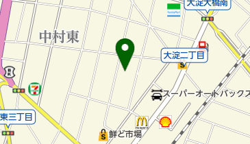 落合内科の地図画像