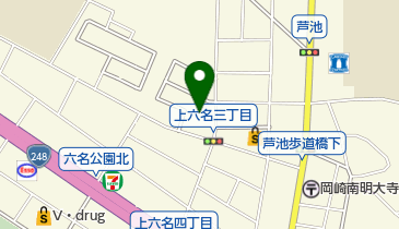 上六名こどもクリニックの地図画像