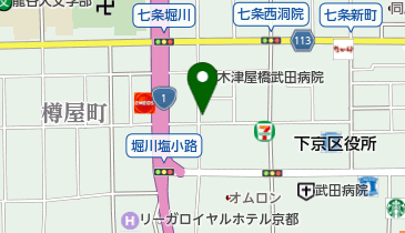 康生会クリニック・医科の地図画像