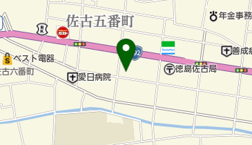 佐古あいじつクリニックの地図画像