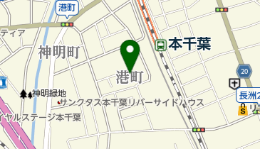 本千葉小児科の地図画像