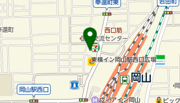 城本クリニック 岡山院の地図画像