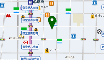 サクラアズクリニック大阪院の地図画像