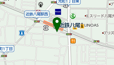 谷口消化器内視鏡クリニック近鉄八尾院の地図画像