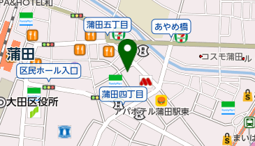 蒲田内科クリニックの地図画像