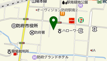 ふなつ眼科防府分院かわもと眼科の地図画像