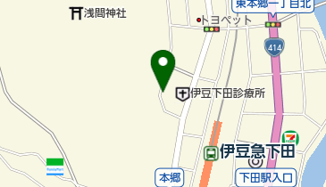 伊豆下田診療所の地図画像